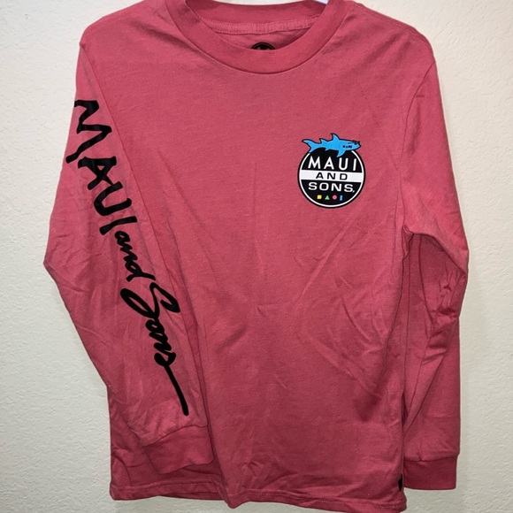 Maui and Sons Coral Long Sleeve Tee - Picture 1 of 3